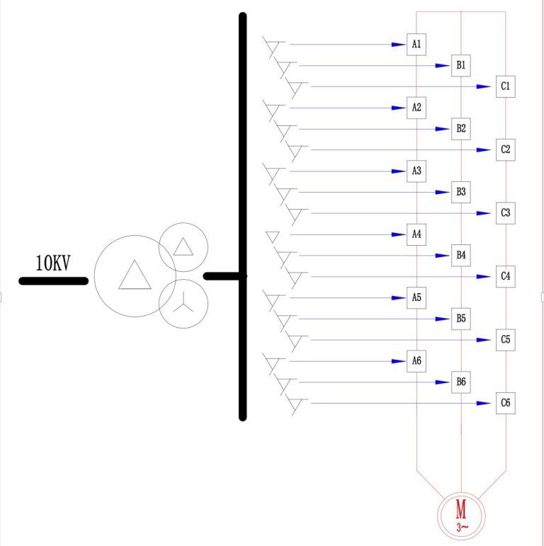 Installation topology diagram air-cooled screw machine Picture